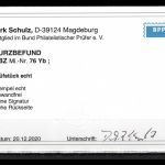 SBZ Provinz Sachsen MiNr. 76 Y b gestempelt Kurzbefund Schulz