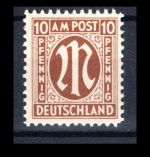 Bi-Zone AM Post MiNr. 22 D postfrisch Fotobefund Hettler