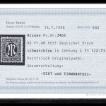 Bi-Zone AM Post MiNr. 34 bC postfrisch Fotobefund Hettler