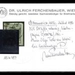 Österreich MiNr. 2 Y a gestempelt Befund Ferchenbauer VÖB