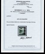 Österreich MiNr. 835 c postfrisch Fotoattest Soecknick