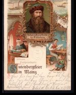 AK Mainz 1900 Gutenbergfeier