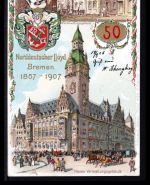 AK Bremen 1907 Norddeutsche Lloyd, Neues Verwaltungsgebäude