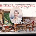 AK Dresden 1899 Volkstümliche Ausstellung für Haus und Herd