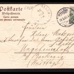 AK Walldürn, Neckar-Odenwald 1906 Gesamtansicht auf Prägekarte