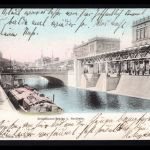 AK Berlin 1906 Bellealliance-Brücke und Hochbahn