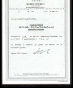 Deutsches Reich Infla MiNr. 118 c gestempelt Fotoattest Weinbuch