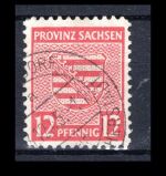 SBZ Provinz Sachsen MiNr. 71 X A gestempelt geprüft Jasch