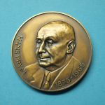Medaille Hans Prym 1875-1965, Familienwappen im Etui