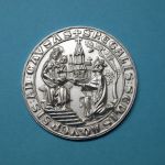 Medaille für 25 Jahre treue Dienste Stadt Aachen, im Etui