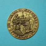 Medaille für 40 jährige Dienste Stadt Aachen, im Etui