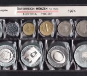 Österreich Kursmünzensatz 1974 2 Groschen - 100 Schilling kpl. Ausgabe PP