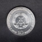 DDR 1975 10 Mark Albert Schweitzer Silber ST