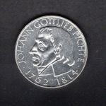 Bund 1964 5 DM Johann G. Fichte, Originalmünze