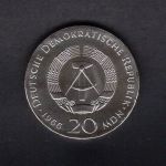 DDR 1966 20 Mark Gottfried W. Leibniz ST