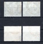 DDR MiNr. 253 a, ba, bb, bc gestempelt geprüft Weigelt