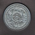 Brit. Jungferninseln 2010 5 Dollars Hans Chr. Anders, Titanium blau ST