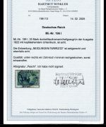 Deutsches Reich Infla MiNr. 196 I gestempelt Fotoattest Winkler