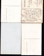 4 Bildpostkarten von Adolf Hacker 1915 - 1918 Portraits