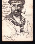 4 Bildpostkarten von Adolf Hacker 1915 - 1918 Portraits