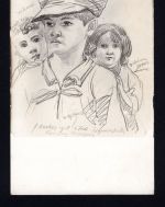 4 Bildpostkarten von Adolf Hacker 1915 - 1918 Portraits