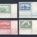 Deutsches Reich MiNr. 364-367 Eckrand ur postfrisch Fotobefund Schlegel