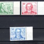 Berlin MiNr. 61-63 Bogenrand postfrisch geprüft Schlegel