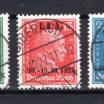 Deutsches Reich MiNr. 407-409 gestempelt Kurzbefund Schlegel