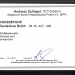 Deutsches Reich MiNr. 407-409 gestempelt Kurzbefund Schlegel