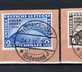 Deutsches Reich Weimar MiNr. 456-458 Briefstück Fotoattest Schlegel