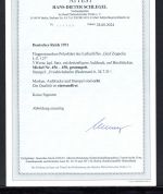 Deutsches Reich Weimar MiNr. 456-458 Briefstück Fotoattest Schlegel