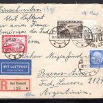Deutsches Reich MiNr. 456 + 458 u.a. R-Brief Fotoattest Schlegel