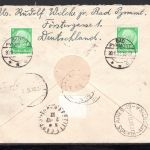 Deutsches Reich MiNr. 456 + 458 u.a. R-Brief Fotoattest Schlegel