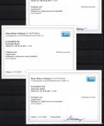 Deutsches Reich MiNr. 338 + 340-341 W, RE 1 + 4 LF postfrisch