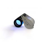 Leuchtturm Präzisions-Lupe mit LED und UV-Lampe, 10fache-Vergrößerung 338881 Neu