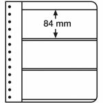 Leuchtturm G-Tafeln Schwarz 3er Einteilung (10er Pack) 302870 neuwertig
