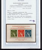 Berlin MiNr. Block 1 postfrisch Fotoattest Schlegel