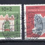 Bund MiNr. 171-172 gestempelt geprüft Schlegel