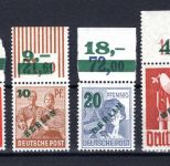 Berlin MiNr. 64-67 Oberrand postfrisch geprüft Schlegel
