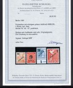Berlin MiNr. 64-67 postfrisch Fotoattest Schlegel