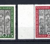 Bund MiNr. 139-140 Bogenrand postfrisch geprüft Schlegel