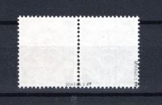 Bund MiNr. 131 gestempelt waag. Paar, geprüft Schlegel