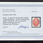 Deutsches Reich Weimar MiNr. 399 X gestempelt Fotobefund Schlegel