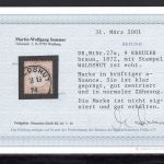 Deutsches Reich MiNr. 27 a gestempelt Fotobefund Sommer