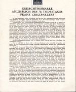 Österreich Schwarzdrucke MiNr. 801-837 auf 9 Erläuterungsblättern