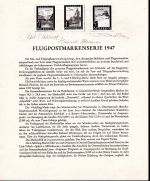 Österreich Schwarzdrucke MiNr. 801-837 auf 9 Erläuterungsblättern