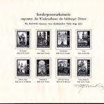 Österreich Schwarzdrucke MiNr. 854-928 auf 10 Erläuterungsblättern