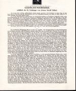 Österreich Schwarzdrucke MiNr. 929-947 auf 9 Erläuterungsblättern