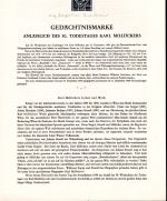 Österreich Schwarzdrucke MiNr. 929-947 auf 9 Erläuterungsblättern