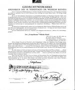 Österreich Schwarzdrucke MiNr. 959-967 auf 6 Erläuterungsblättern